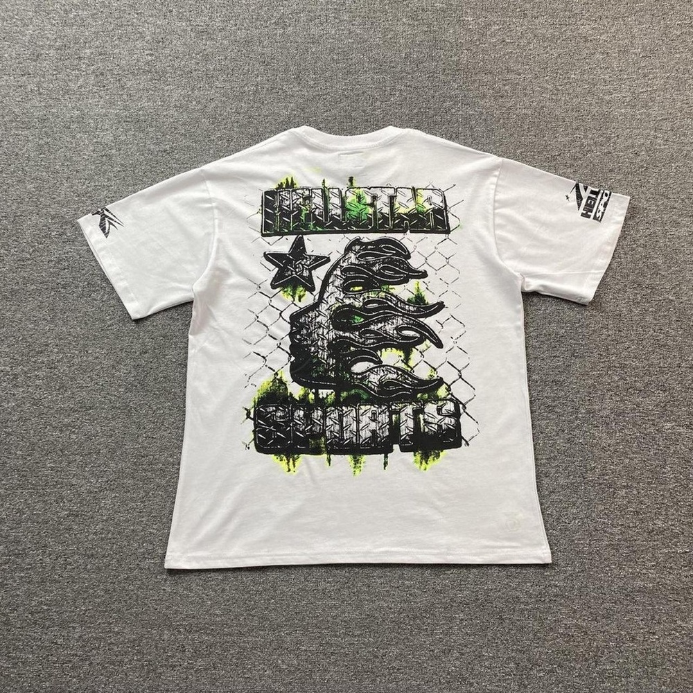 Hellstar Men's White War Ready! - Path to Paradise T-Shirt Size Medium - Picture 2 of 4